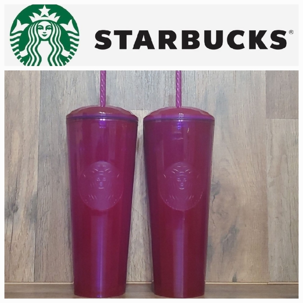 💜💜 2 Starbucks Limited Edition Dome Cold Cup Bundle BNWT